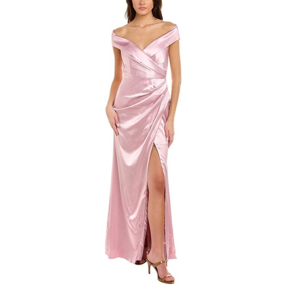 Black By Bariano Womens  Yvonne Gown, Pink